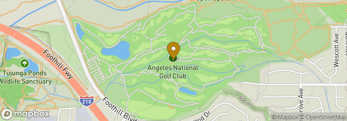 Map location: Angeles National Golf Club