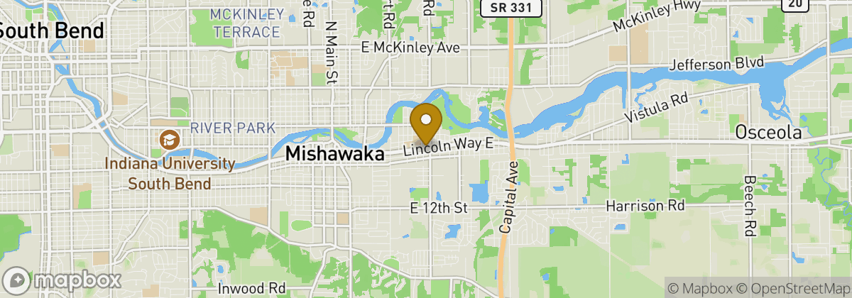 Map location: Mishawaka