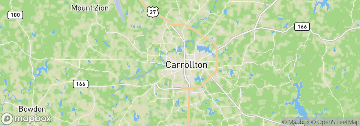 Map: Carrollton, GA