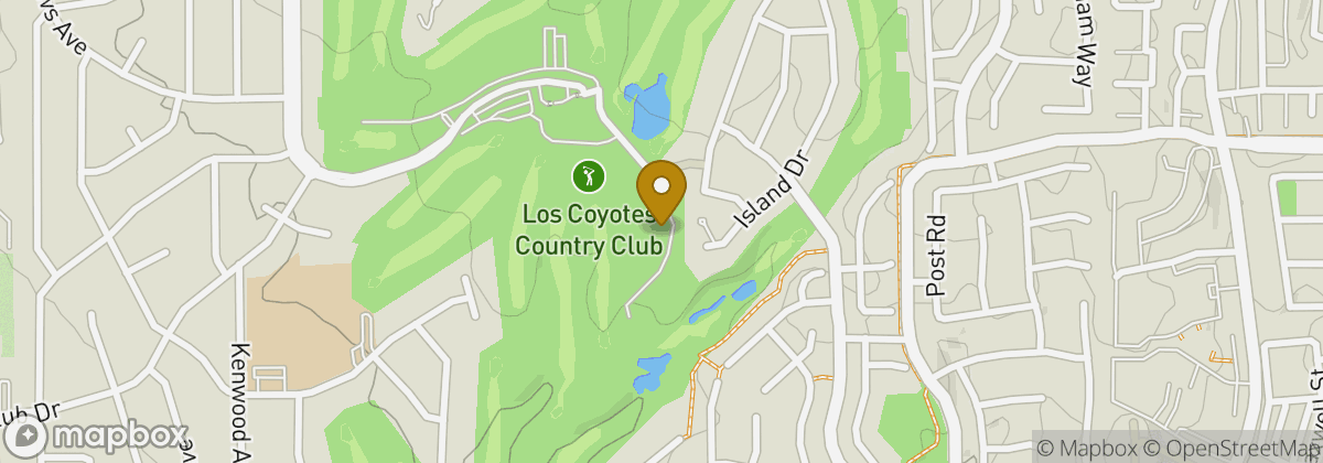 Map location: Los Coyotes Country Club