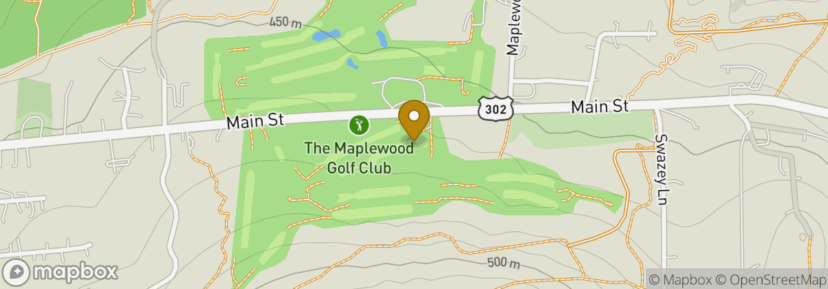 Map location: The Maplewood Golf Club