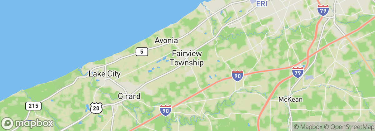 Map: Fairview, PA