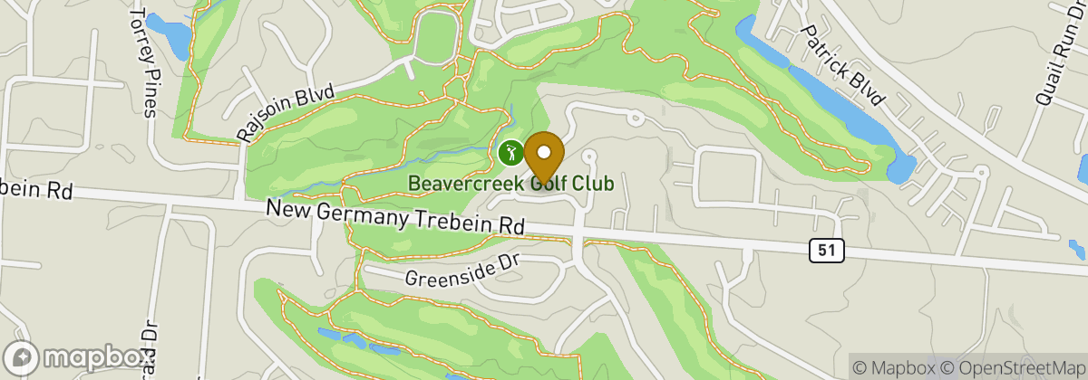 Map location: Beavercreek Golf Club