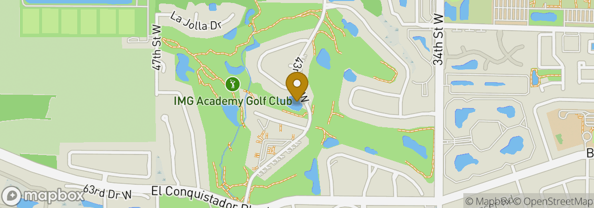 Map location: IMG Academy Golf Club