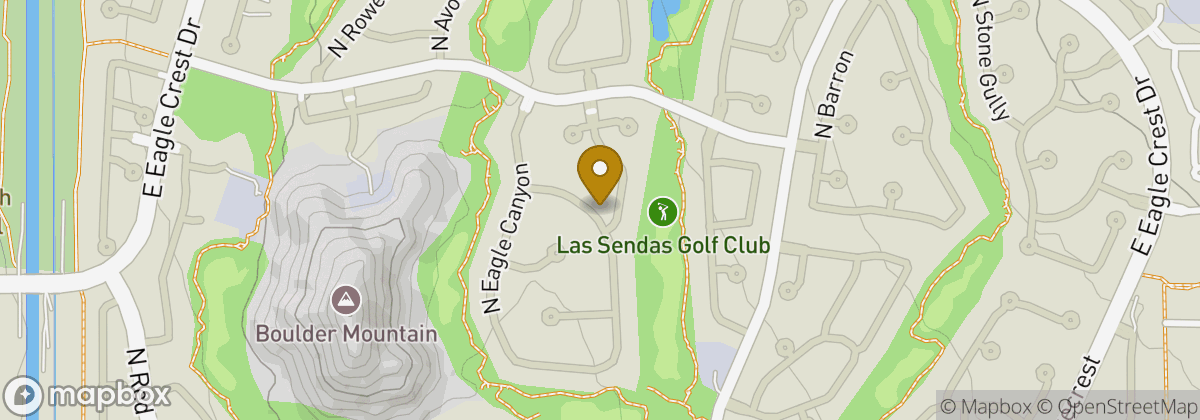 Map location: Las Sendas Golf Club