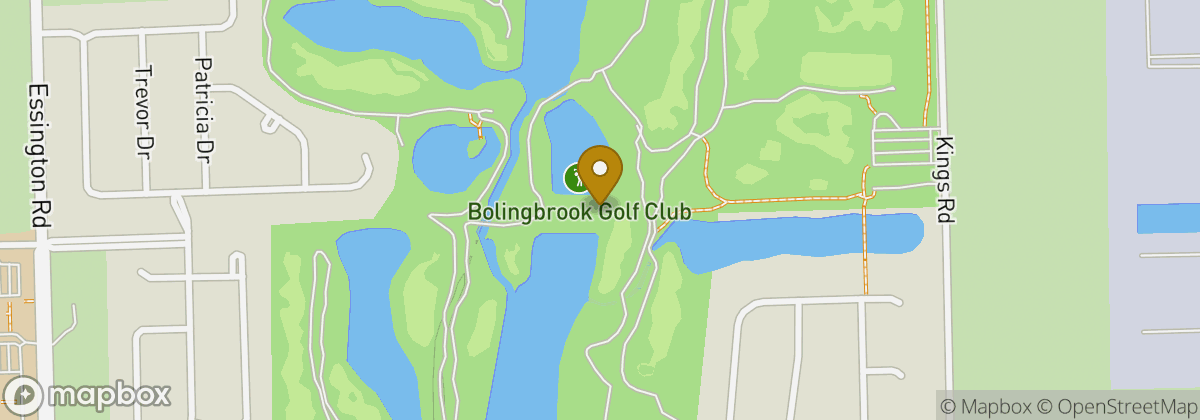 Map location: Bolingbrook Golf Club