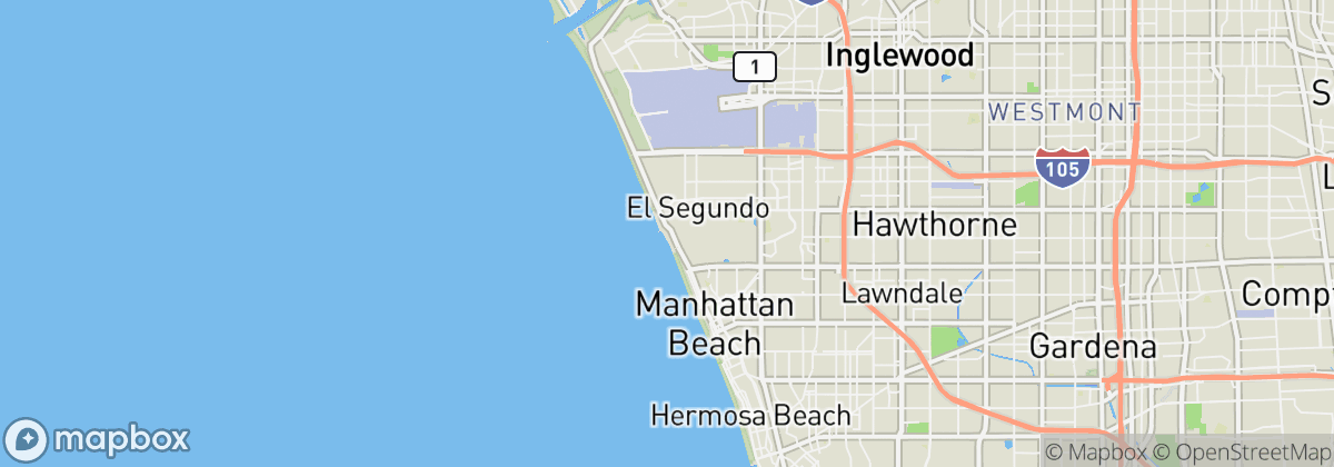 Map: El Segundo, CA