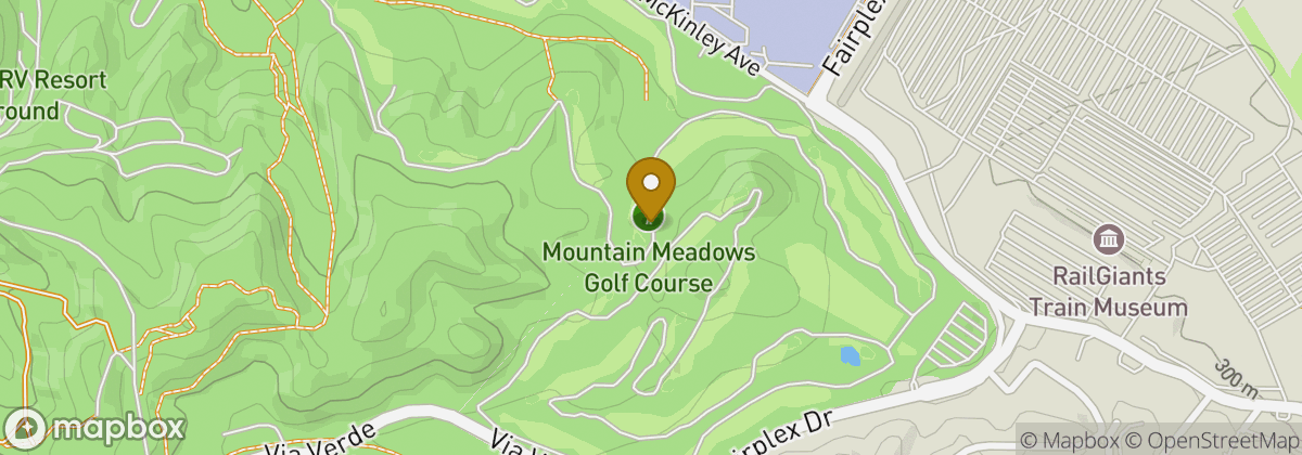 Map location: Mountain Meadows Golf Course