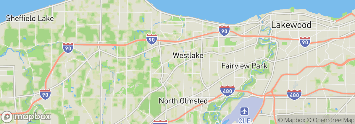 Map: Westlake, OH