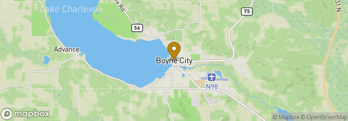 Map location: Boyne Falls