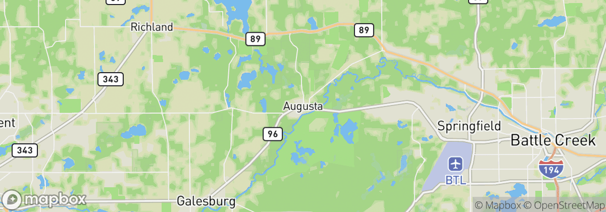 Map: Augusta, MI