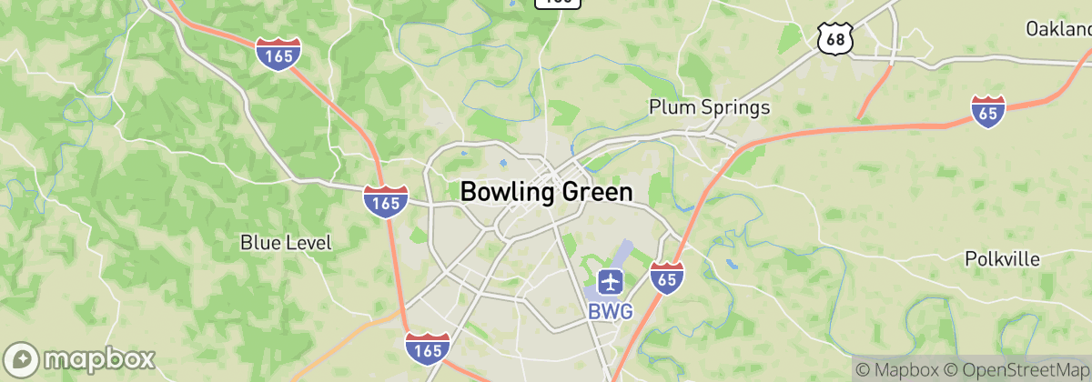 Map: Bowling Green, KY