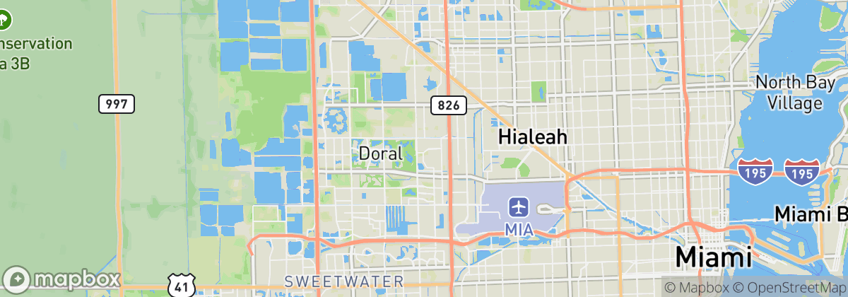 Map: Doral, FL