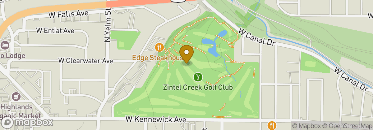 Map location: Zintel Creek Golf Club