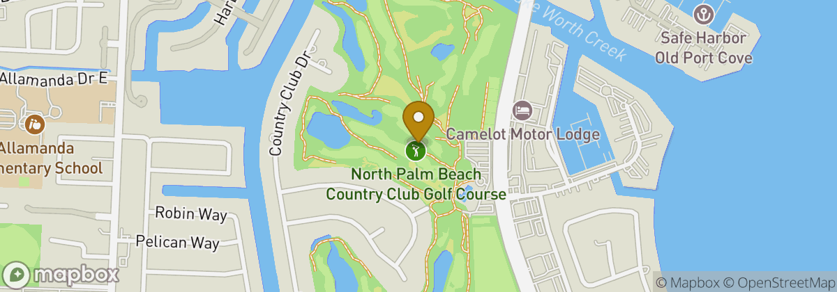 Map location: North Palm Beach Country Club Golf Course