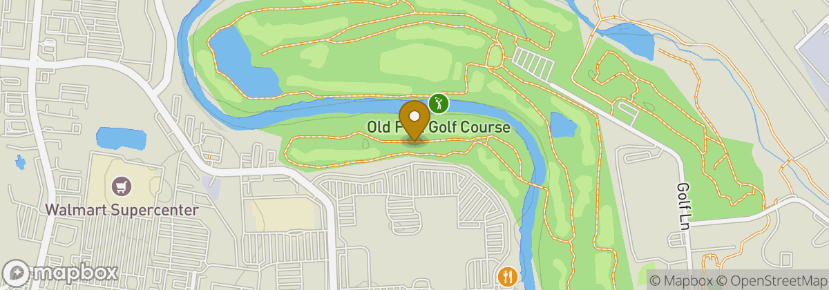 Map location: Old Fort Golf Course