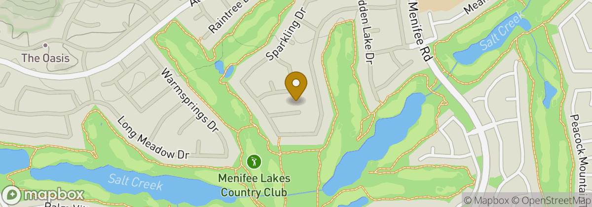 Map location: Menifee Lakes Country Club