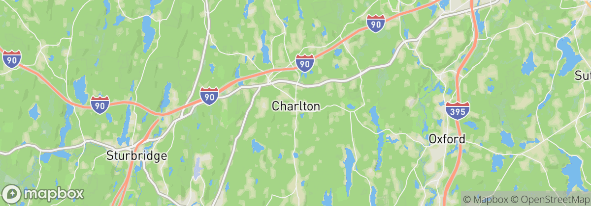 Map: Charlton, MA