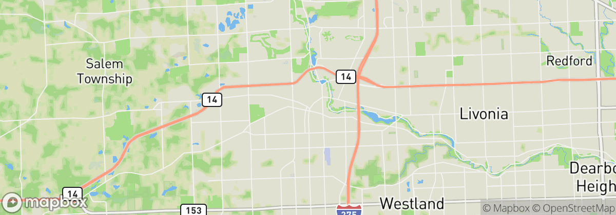 Map: Plymouth, MI