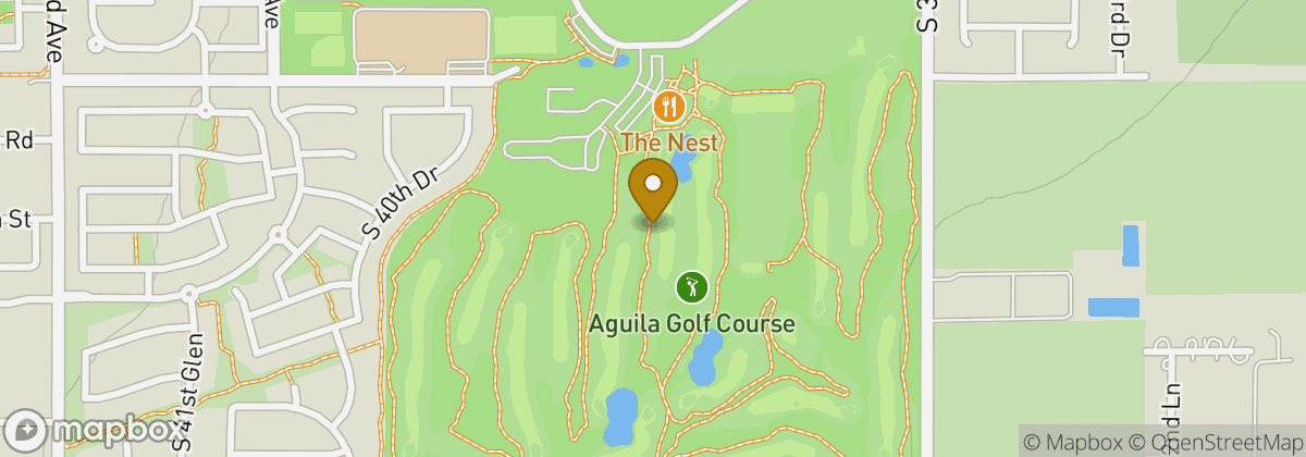 Map location: Aguila Golf Course