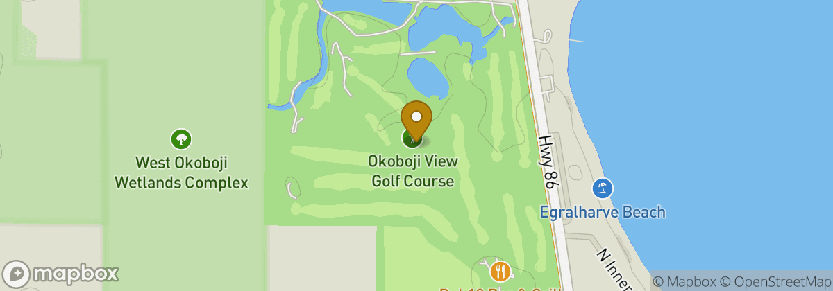 Map location: Okoboji View Golf Course