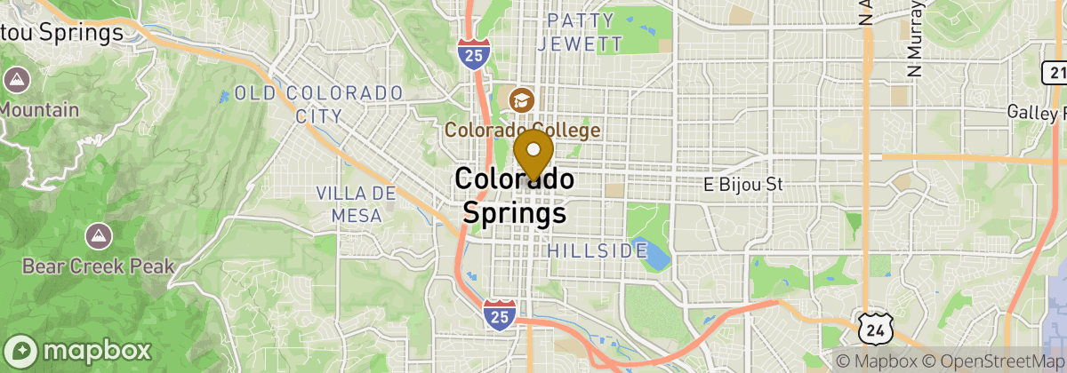 Map location: Broadmoor Golf Course