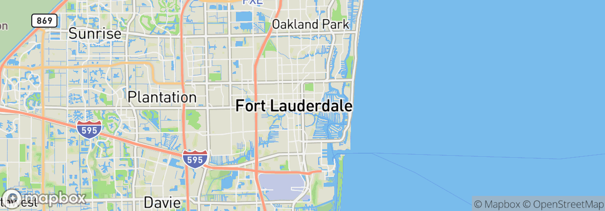 Map: Fort Lauderdale, FL