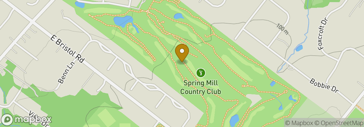 Map location: Spring Mill Country Club