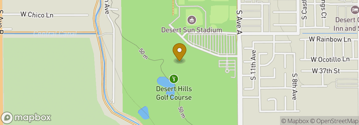 Map location: Desert Hills Golf Course