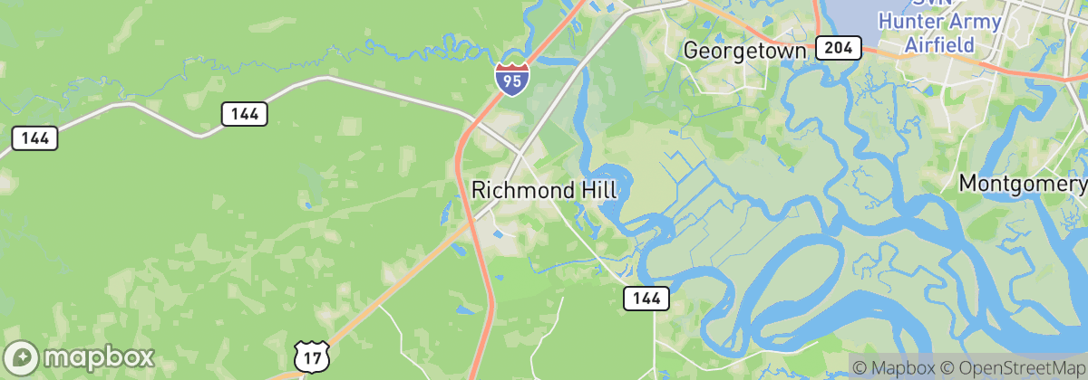 Map: Richmond Hill, GA
