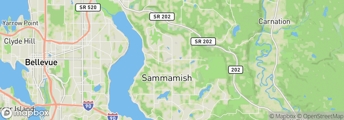 Map: Sammamish, WA