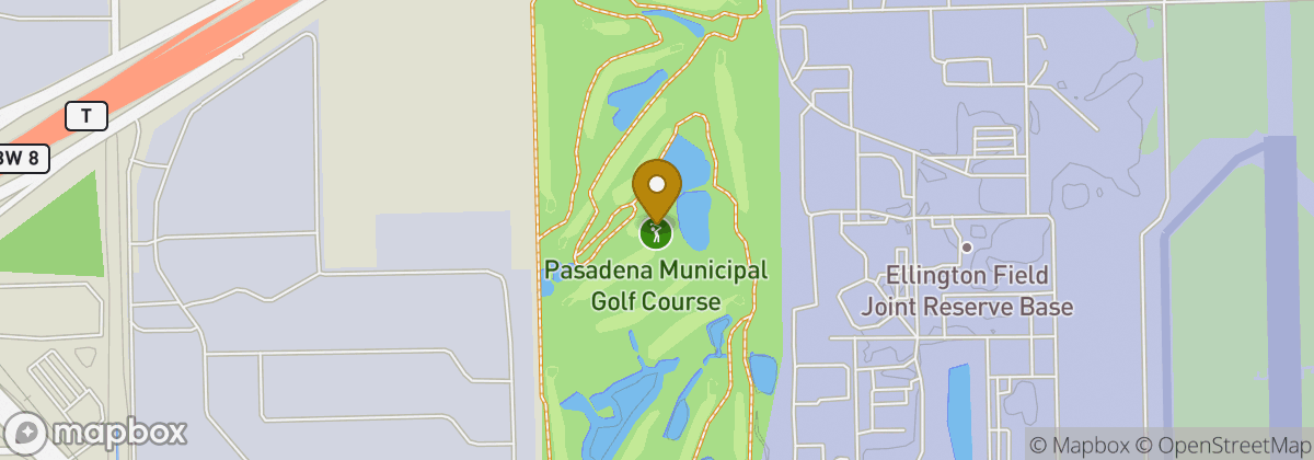 Map location: Pasadena Municipal Golf Course