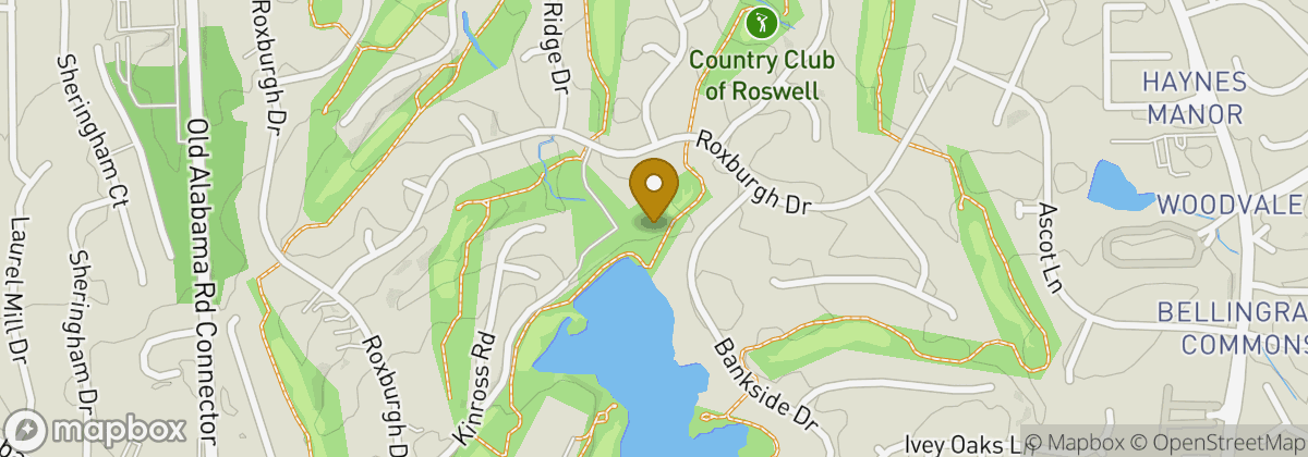 Map location: Country Club of Roswell