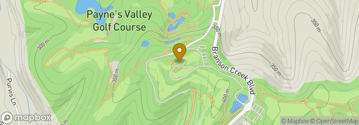 Map location: Payne's Valley Golf Course