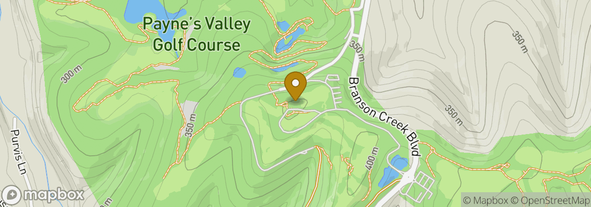 Map location: Payne's Valley Golf Course