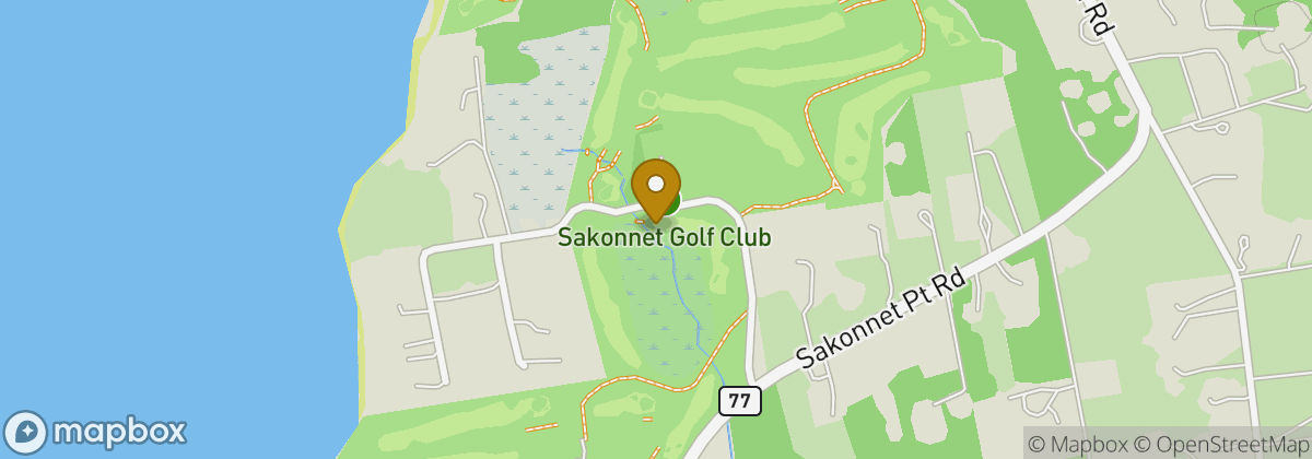 Map location: Sakonnet Golf Club