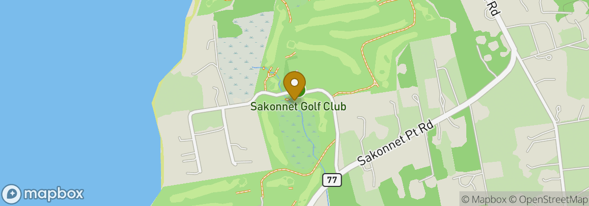 Map location: Sakonnet Golf Club
