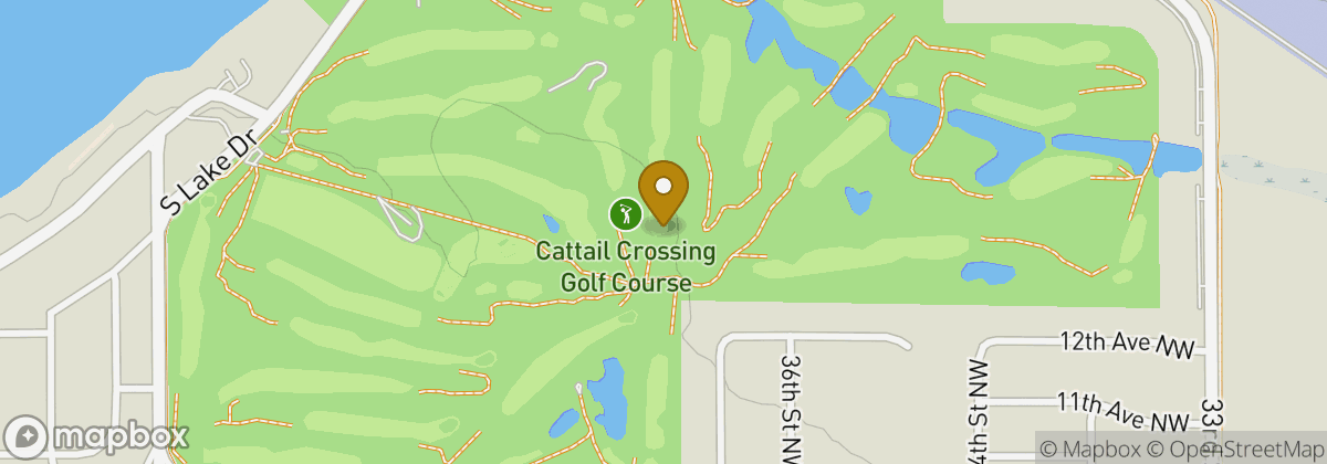 Map location: Cattail Crossing Golf Course
