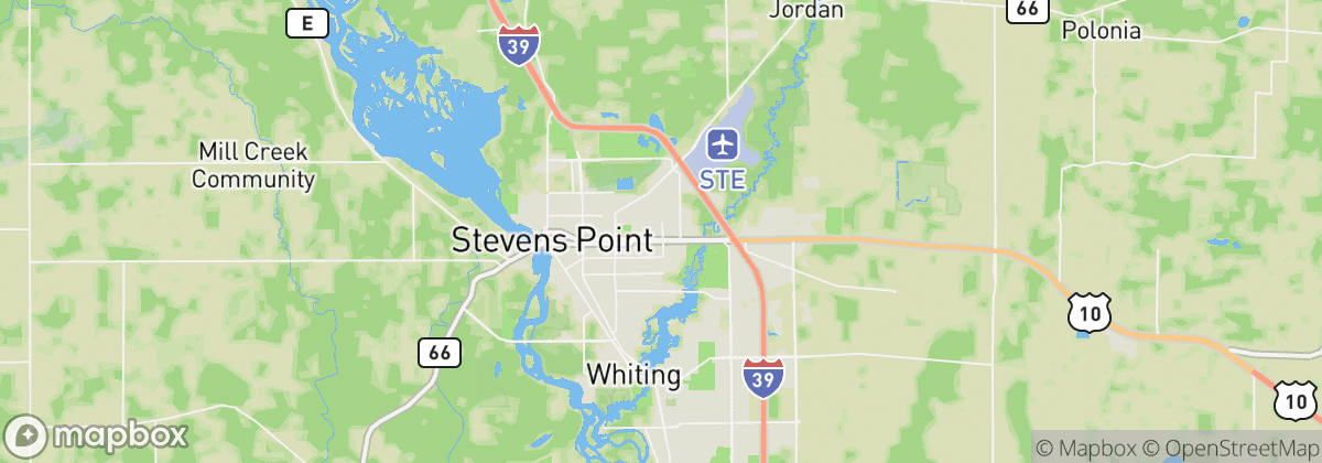 Map: Stevens Point, WI