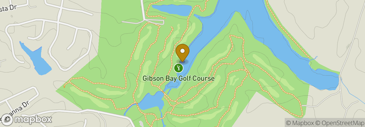 Map location: Gibson Bay Golf Course