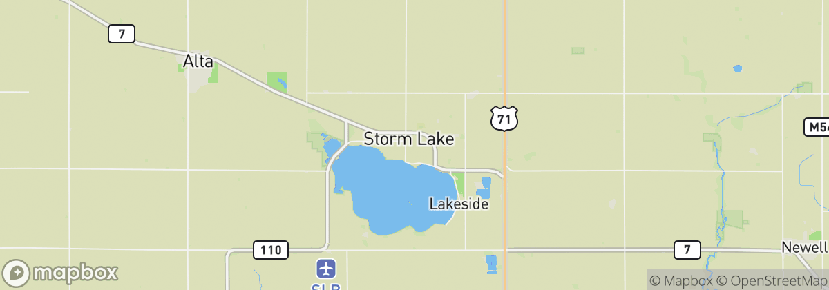 Map: Storm Lake, IA