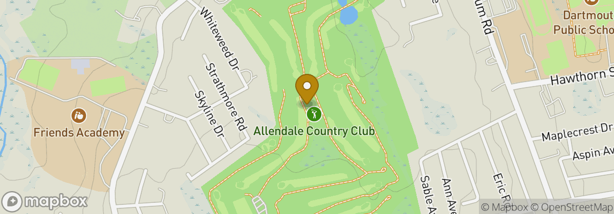 Map location: Allendale Country Club