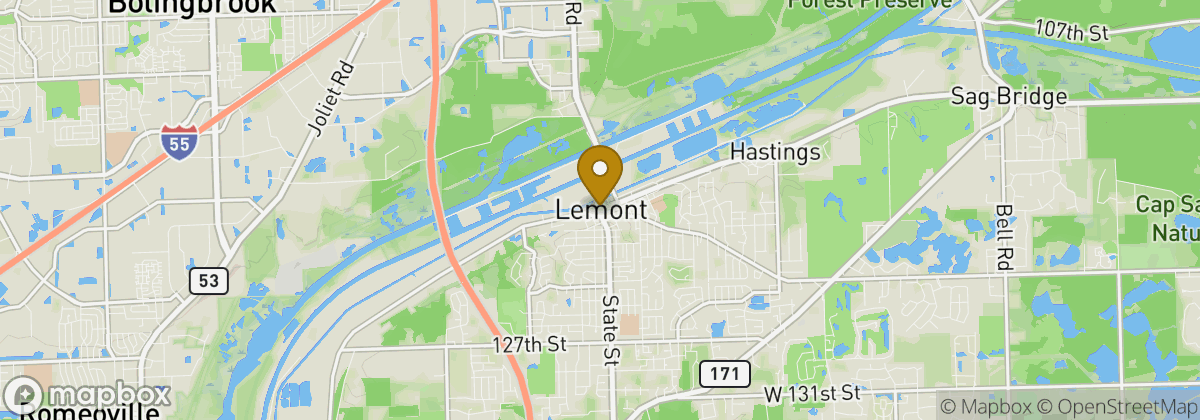 Map location: Cog Hill Country Club & Golf Course