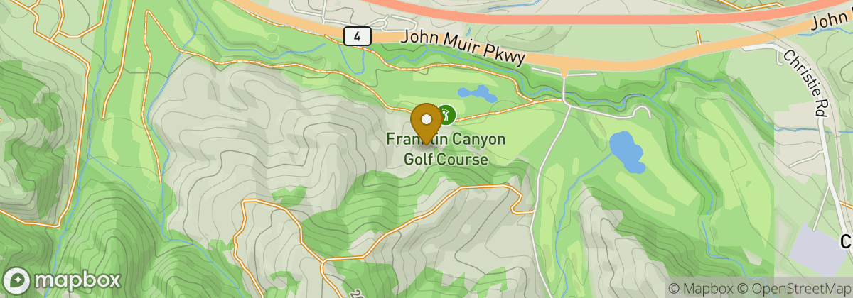 Map location: Franklin Canyon Golf Course