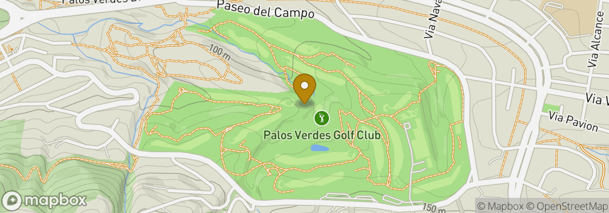 Map location: Palos Verdes Golf Club