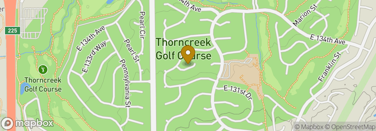Map location: Thorncreek Golf Course