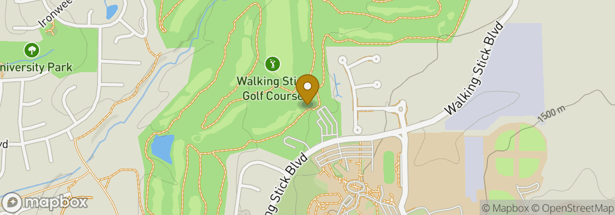 Map location: Walking Stick Golf Course