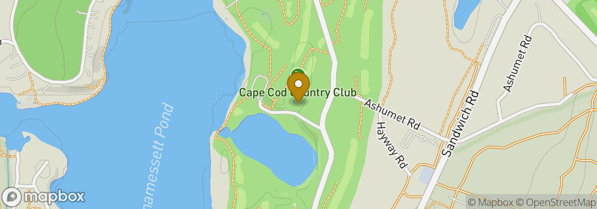 Map location: Cape Cod Country Club