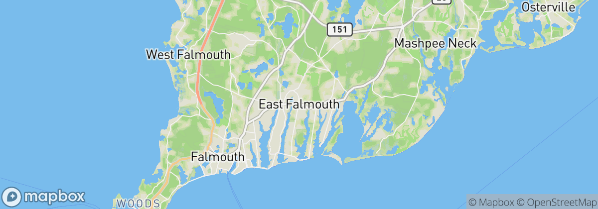 Map: East Falmouth, MA