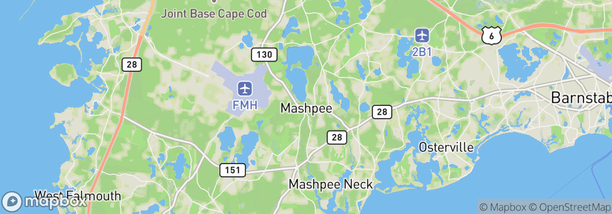 Map: Mashpee, MA